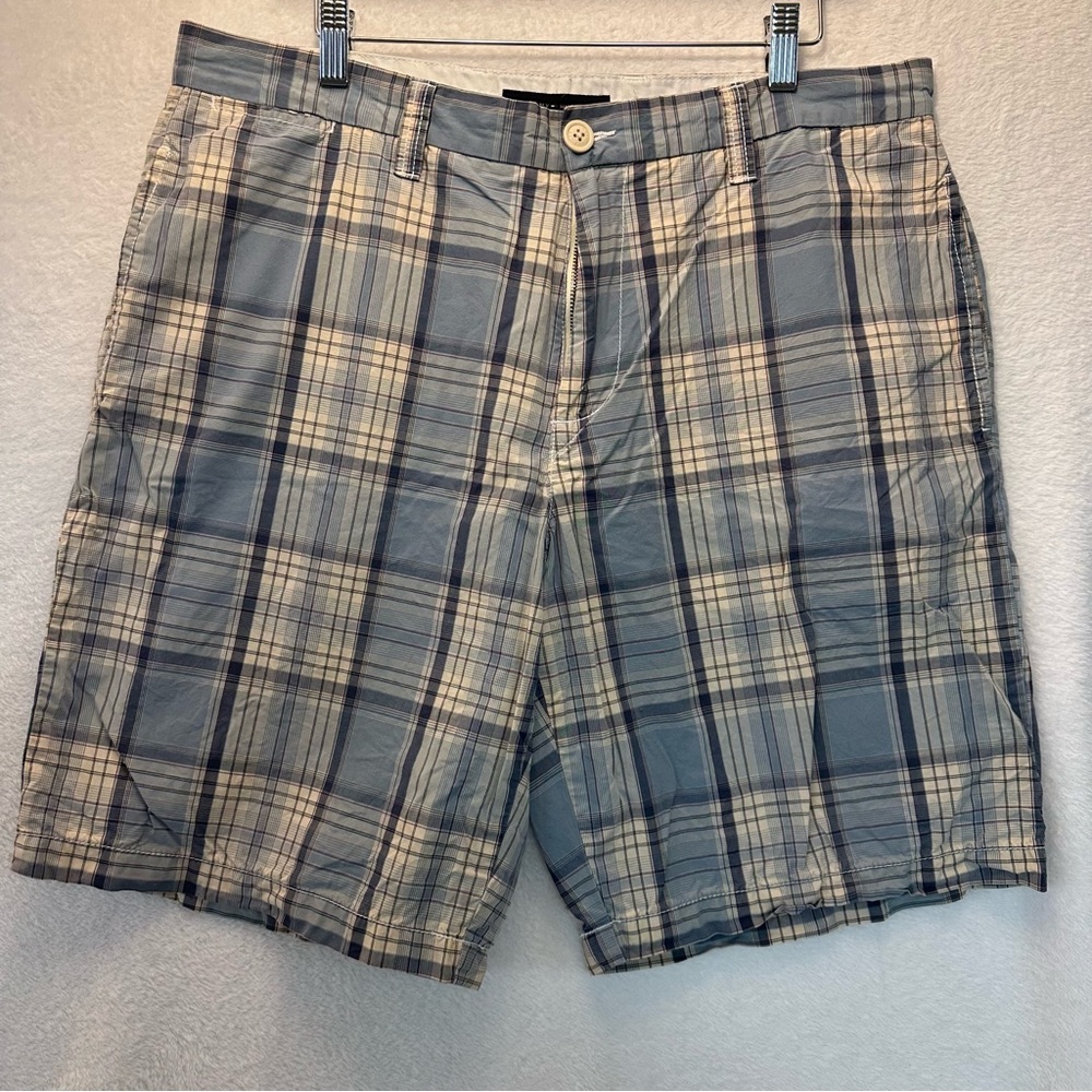 Tommy Hilfiger Plaid Shorts Blue Size 36 Men